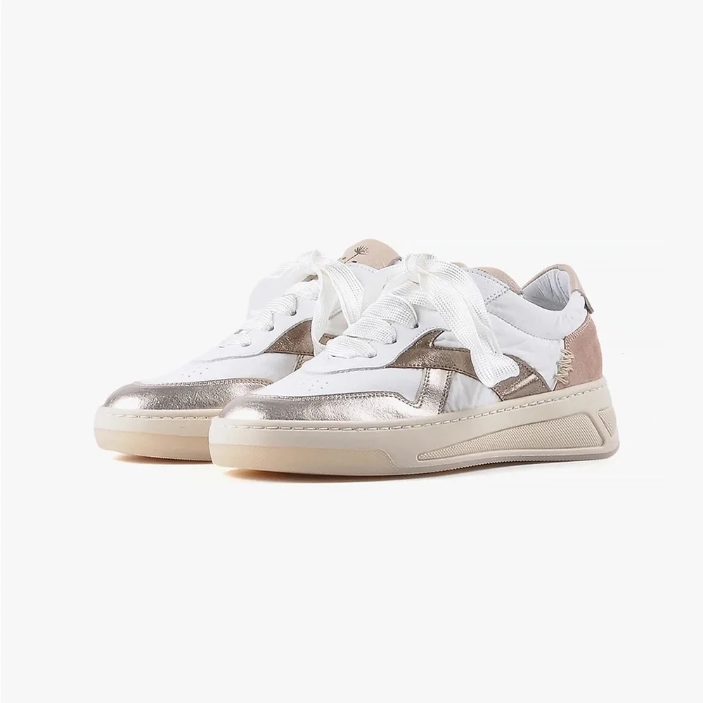 NIB ALL BLACK Puff Sneaker Rose Gold 41 (9.5 / 10) - Picture 2 of 7